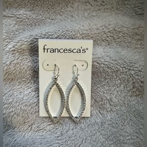 Francesca’s boutique silver earrings